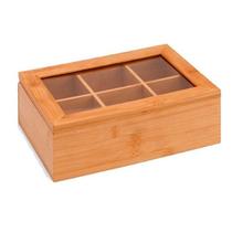 Caixa Chá Ecokitchen Bambu 21x16 cm Mimo BM20133