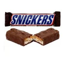 Caixa Chocolate Snickers Barra Recheada C/ 20un 45g