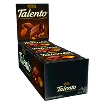 Caixa Chocolate Talento Meio Amargo GAROTO- 1 cx c/ 15un de 25g Cada