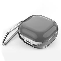 Caixa clara do PC da tampa protetora para o fone de ouvido vivo do Samsung Galaxy Buds com gancho