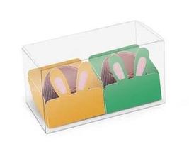 CAIXA CLEAN C/FORMINHA P/2 DOCES PASCOA CORES 8x4x4 C/10UN CROMUS EMBALAGEM