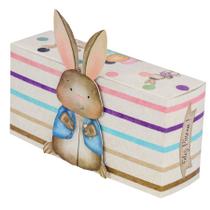 Caixa Coelhinho com 8 cavidades Páscoa Colorida - 5 unidades - Decora Festas Ltda - Rizzo