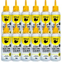 Caixa Cola de Silicone 100ML Com 12 Unidades Rendicolla