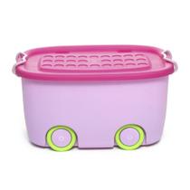 Caixa Coleção Soft Neon Pequena Plástica com Alça e Tampa - Momis Petit