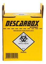 Caixa Coletor Material Perfuro-cortante 3 Litros - 10 Un