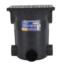 Caixa Coletora de Água Pluvial Grande 41x41x48 Preta Premium Metasul