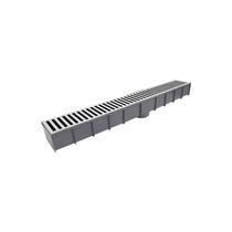 Caixa Coletora Linear Pluvial Com Grelha Alumínio 13,5x96cm