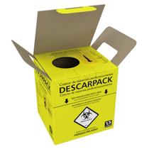 CAIXA COLETORA NR 1,5 PERFURANTE/CORTANTE DESCARPACK - KIT 05 UNIDADE Tamanho:Coletor 1,5 Litros CAIXA COLETORA NR 1,5 PERFURANTE/CORTANTE DESCARPACK - KIT 05 UNIDADE Tamanho:Coletor 1,5 Litros