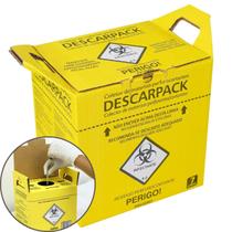 Caixa coletora nr 7 perfurante/cortante descarpack - unidade Caixa coletora nr 7 perfurante/cortante descarpack - unidade