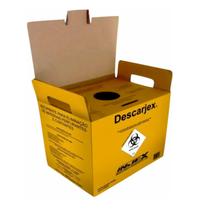 Caixa Coletora para Materiais Perfurocortante 3 Litros Descarjex Caixa Coletora para Materiais Perfurocortante 3 Litros Descarjex