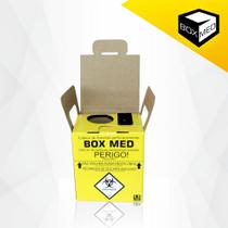 Caixa Coletora para Materiais Perfurocortantes 1,5l C/20und Caixa Coletora para Materiais Perfurocortantes 1,5l C/20und