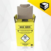 Caixa Coletora Para Materiais Perfurocortantes 3l - C/20und Caixa Coletora Para Materiais Perfurocortantes 3l - C/20und