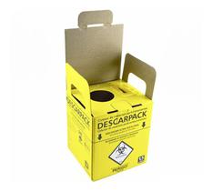 Caixa Coletora Para Material Perfurocortante 1,5l Descarpack Caixa Coletora Para Material Perfurocortante 1,5l Descarpack