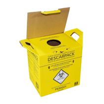 Caixa Coletora Para Material Perfurocortante 7L - Descarpack Caixa Coletora Para Material Perfurocortante 7L - Descarpack