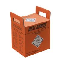 Caixa Coletora Perfurocortante Laranja 07 Litros (DESCARBOX) - 10 Unidades Caixa Coletora Perfurocortante Laranja 07 Litros (DESCARBOX) - 10 Unidades