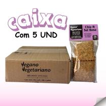 caixa com 05 unidades Biscoito integral vegano de chia caixa com 05 unidades Biscoito integral vegano de chia