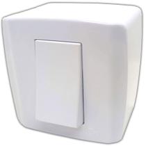 Caixa com 1 Interruptor Simples de Sobrepor Slim Box Sistema X de Parafusar