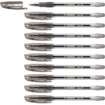 Caixa com 10 Canetas Stabilo Preta Bille 1.0mm