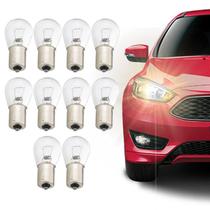 Caixa com 10 Lâmpadas Automotivas (1141) PY21w 1 Polo 12v 21w BAU15s Sinalização de Carro