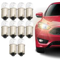 Caixa com 10 Lâmpadas Automotivas T4W 12v 4w BA9S para Sinalização