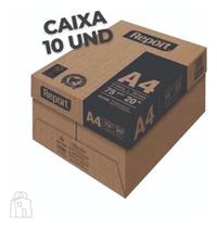 Caixa Com 10 Resmas De Papel A4 Branco 5.000 Folhas - Suzano