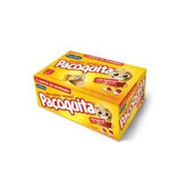 Caixa com 10 unidades de paçoca rolha embaladas
