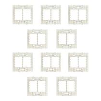 Caixa Com 10 Unidades Suporte Placa 4x4 Linha Sleek E Clean - Margirius