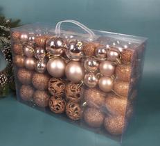 Caixa com 100 Bolas para Árvore de Natal