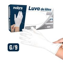 Caixa Com 100 Luvas Látex Com Pó G Nobre Saúde E Químicos Descartável Branca Caixa Com 100 Luvas Látex Com Pó G Nobre Saúde E Químicos Descartável Branca