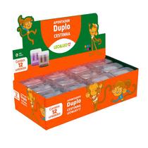 Caixa com 12 Apontador Duplo Cestinha com Deposito Leo & Leo - Leo & Leo