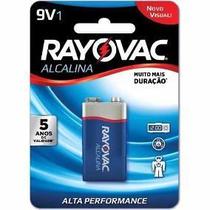 Caixa com 12 Baterias Alcalina 9V c/ 1un - Rayovac