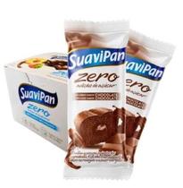Caixa com 12 bolinho chocolate c/ chocolate zero açúcar 40g - suavipan Caixa com 12 bolinho chocolate c/ chocolate zero açúcar 40g - suavipan