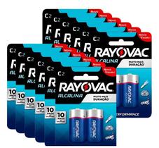 Caixa com 12 Cartelas Pilha C Media Alcalina c/ 2un -Rayovac Caixa com 12 Cartelas Pilha C Media Alcalina c/ 2un -Rayovac
