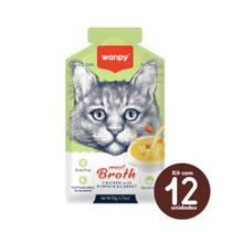Caixa com 12 - Gato caldo frango abóbora e cenoura 50gx12