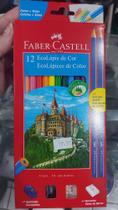 Caixa com 12 Lápis de cor Faber-Castell
