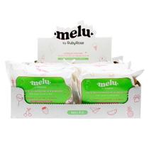 Caixa com 12 Lenços Demaquilante Melu - Ruby Rose / WX Beleza