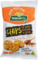 Caixa com 12 pacotes de Chips De Arroz Integral De Mostarda E Mel 70g - Kodilar