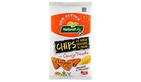 Caixa com 12 pacotes de Chips De Arroz Integral Queijo Nacho 70g - Kodilar
