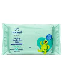 Caixa com 12 Pacotes Lenço Umedecido Amorável Baby Aloe Vera Com 96 Unidades cada