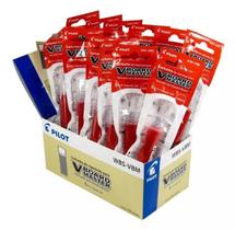 Caixa com 12 Refil Pincel Quadro Branco WBS Vermelho Pilot