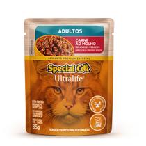 Caixa com 12 Sachês (85gr) Special Cat Adulto Sabor Carne
