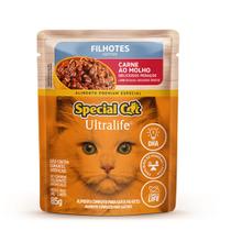 Caixa com 12 Sachês (85gr) Special Cat Filhote Sabor Carne
