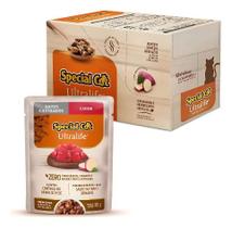 Caixa com 12 Sachês Special Cat Sachê Carne para Gatos Castrados 85gr Caixa com 12 Sachês Special Cat Sachê Carne para Gatos Castrados 85gr