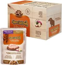Caixa com 12 Sachês Special Dog Sachê Frango para Cães Raças Pequenas 100gr