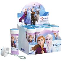 Caixa Com 12 Unidades Bolha de Sabão 60ml c/ jogo da Frozen