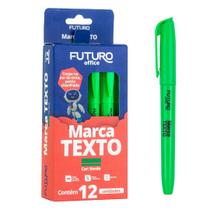 Caixa Com 12 Unidades Caneta Marca Texto Colorida Para Papelaria Escolar Destacar Livros Colorido