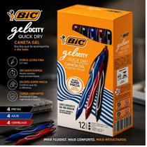 Caixa Com 12 Unidades Gel Bic Gelocity Quick Dry 0.7mm Caixa Com 12 Unidades Gel Bic Gelocity Quick Dry 0.7mm