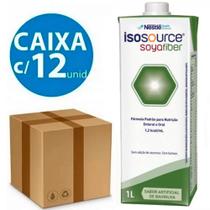 Caixa com 12un Isosource Soya Fiber - Baunilha - (1 Litro cada) - Nestlé