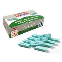 Caixa com 15 Borrachas Verde Red Bor Caixa com 15 Borrachas Verde Red Bor