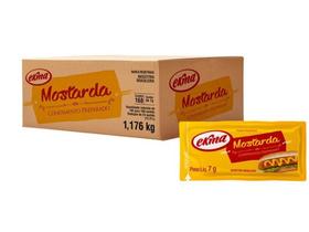 Caixa com 168 Saches de Mostarda Ekma 7g